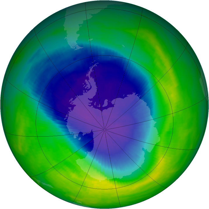 Ozone Map 1991-10-21